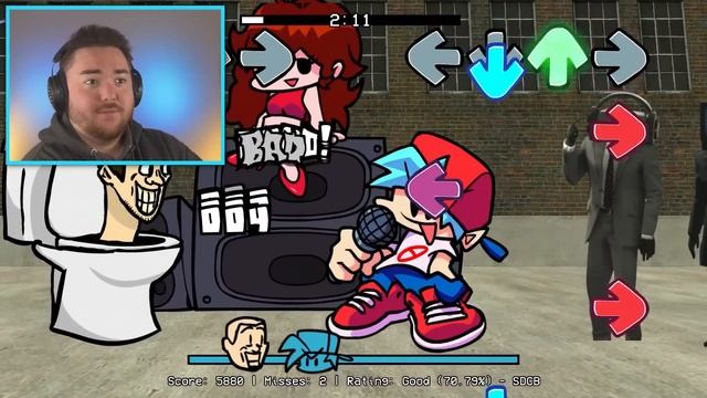 PLAYING SKIBIDI TOILET FNF MODS… (its amazing) смотреть онлайн