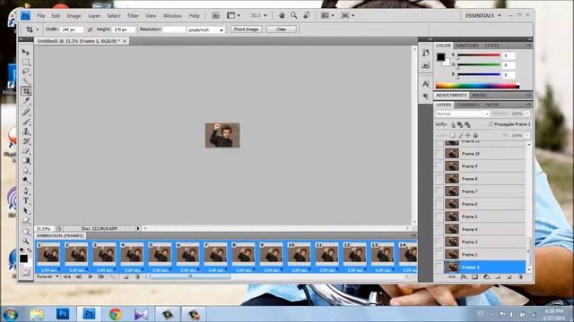 Photoshop CS4 Gif Tutorial смотреть онлайн