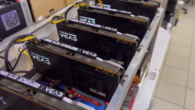 Mining Rig EVGA GTX 1080Ti 11Gb, Жир течёт по монитору… TOP среди зелёных в майнинге 2017-го года смотреть онлайн