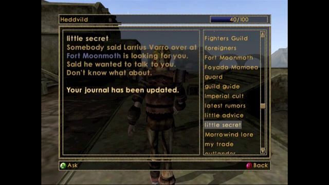Heddvild, cave rats and the latest rumors in Morrowind смотреть онлайн