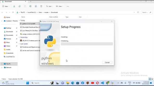 How to Install and Run Python 3.12.0 On Windows 11 смотреть онлайн