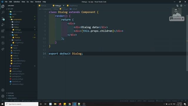 14. Using Composition Model to reuse code between components using props.children - React JS смотреть онлайн