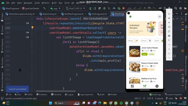 Diet Application using Kotlin, MVVM, Coroutines, Flow смотреть онлайн