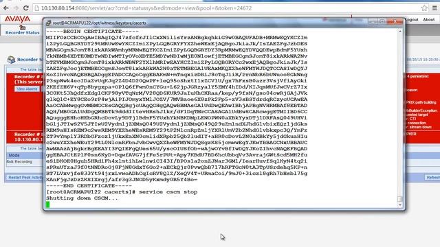 Importing AES Customer CA Trusted Certificate into Verint ACR 12 on Linux смотреть онлайн