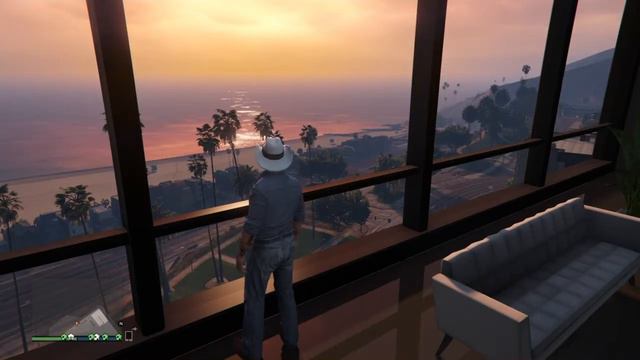 GTA 5 - View from Lombank CEO office garage смотреть онлайн