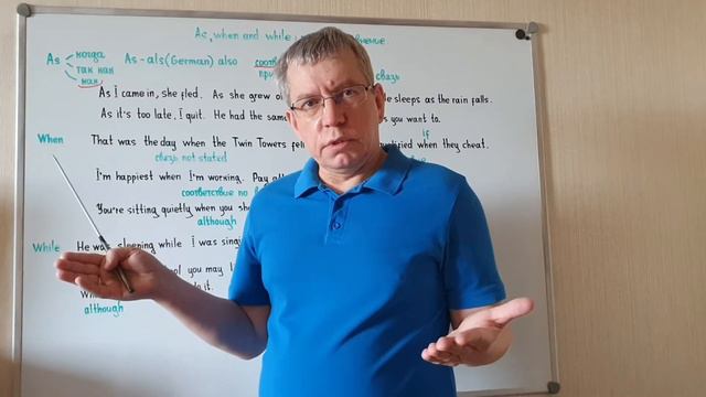 As, when and while: разбор и сравнение. смотреть онлайн