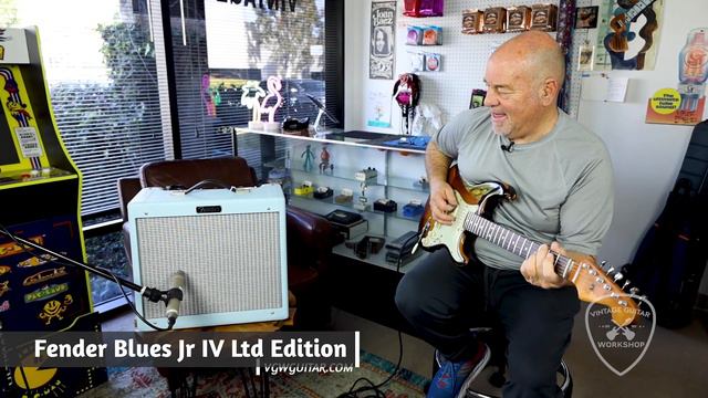 Fender Blues Jr IV Limitied Edition in Sonic Blue - VGW#B849808 смотреть онлайн