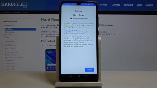 How to Enable Google Backup in Huawei Y6 2019 - Add Google Protection Method смотреть онлайн