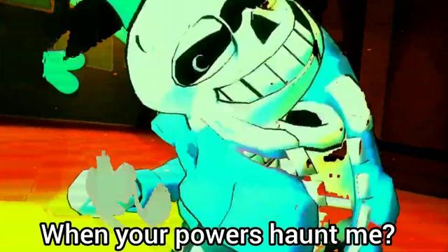 LAST BREATH SANS SPITS BARS ?? (instead of actually fighting the human) animation! смотреть онлайн