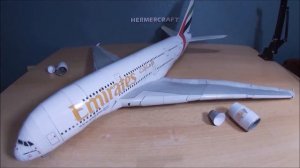 Emirates A380-800 Papercraft