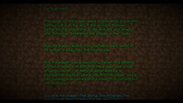 Minecraft End Poem (xbox 360) смотреть онлайн