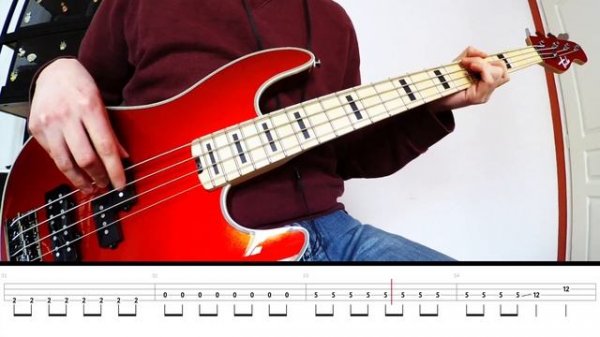 Blur - Song 2 - Bass Cover & Tabs