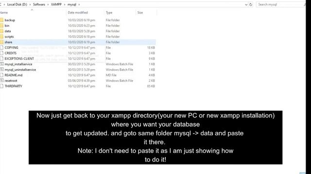 How to copy xampp my sql data from one pc to another pc? смотреть онлайн