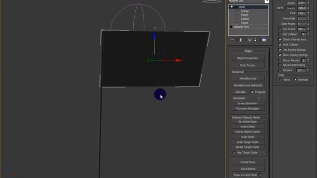 Обзор возможностей симуляции ткани в 3ds max смотреть онлайн