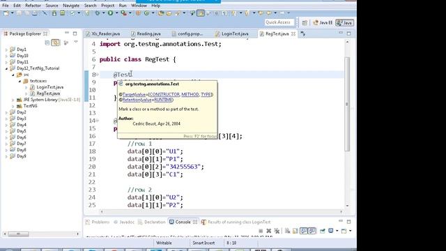 Testng WebDriver Tutorial 2 смотреть онлайн
