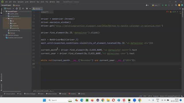 Handling Calendar Type 1 in Selenium Python (Selenium Python) смотреть онлайн