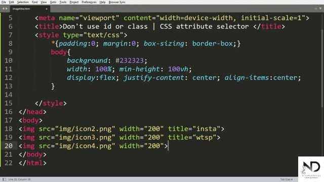 Don't use id or class | CSS attribute selector in Hindi смотреть онлайн