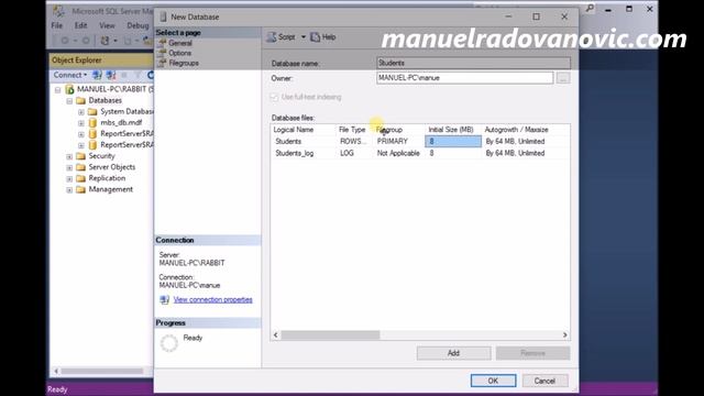 SQL Tutorial - 1. How to Create, Rename or Drop a Database Using SSMS ? смотреть онлайн