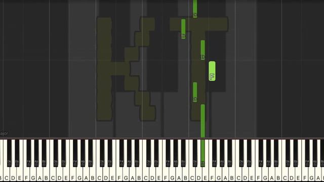 Vs Susie And Ralsei From Deltarune Chapter 2 UST - Easy Mode [Piano Tutorial] (Synthesia)