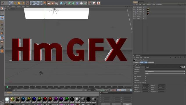 C4D and Photoshop tutorial - Creating repeating text in C4D and importing it into photoshop смотреть онлайн