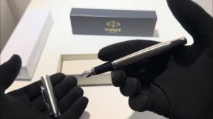 Перьевая ручка Parker (Паркер) IM Essential F319 Brushed Metal CT F