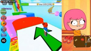 роблокс + история #луана #роблокс #история #луана #игра #паркур #