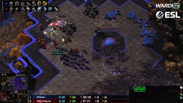 ByuN Vs Solar (TvZ) - ESL Open Cup Korea 216 [StarCraft 2]