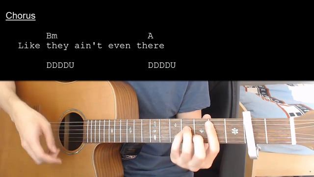 Blackbear - Idfc EASY Guitar Tutorial With Chords / Lyrics