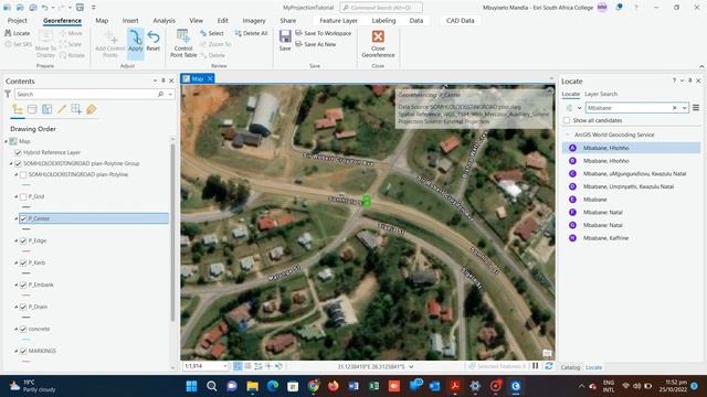 Working with CAD Data in ArcGIS Pro, define projection and projection tools смотреть онлайн
