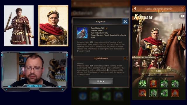 Anniversary II Heroes Caesar & Octavian - First Look - Rise of Empires Ice & Fire смотреть онлайн