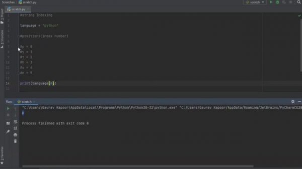 Python String Indexing (Eng)