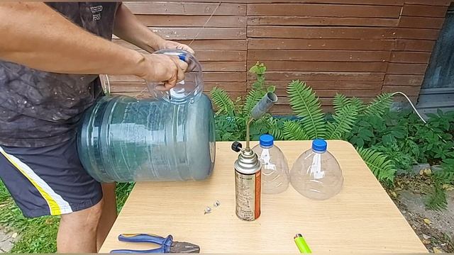 Ветряк своими руками из пятилитровых пластиковых бутылок и бутылки от кулера. Как избавиться от пти смотреть онлайн