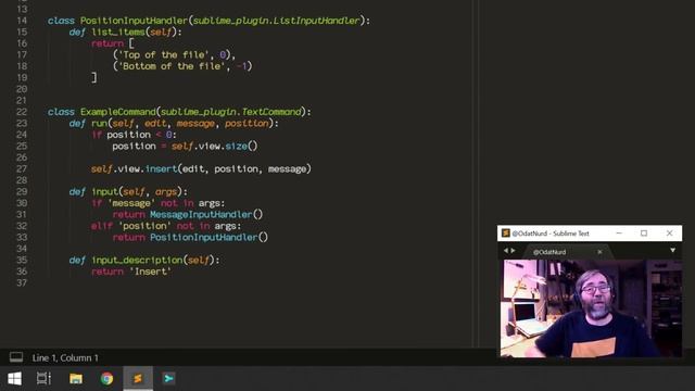 [P101-09] Introduction to Sublime Text Input Handlers смотреть онлайн