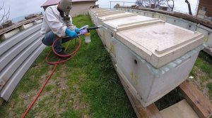 Холодный туман. Обрабатываем от варроатоза амитраз -бипин 11 03 18