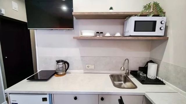 Студио с террасой и кухней, Витязево, ул. Нагорная д.1, 28 кв.м. смотреть онлайн