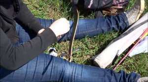 Глушилки  на тетиве для лука Первый эксперимент как это сделано