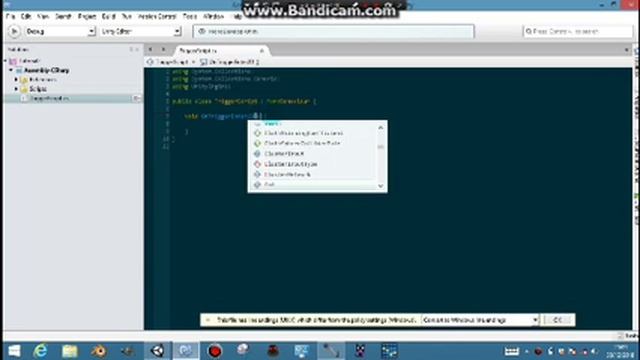 Getting Started with Unity game engine tutorial5 (Trigger events) смотреть онлайн
