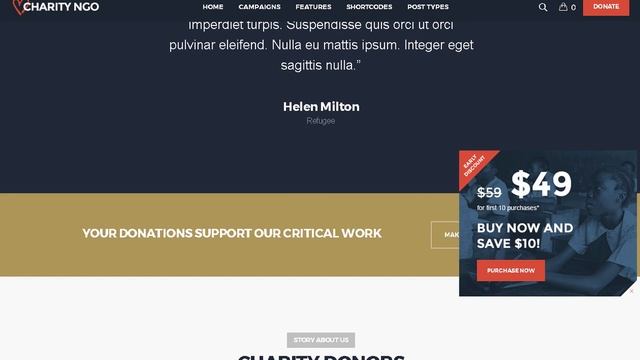 Charity NGO - Donation & Nonprofit NGO Charity WordPress Theme | Themeforest Download смотреть онлайн