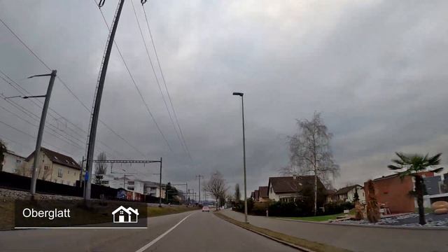 Around Zurich Airport (4K) ✈️ – Driving in Switzerland смотреть онлайн