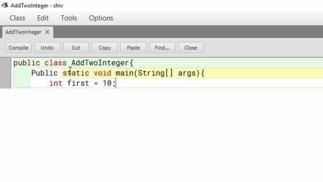 Java first programme смотреть онлайн