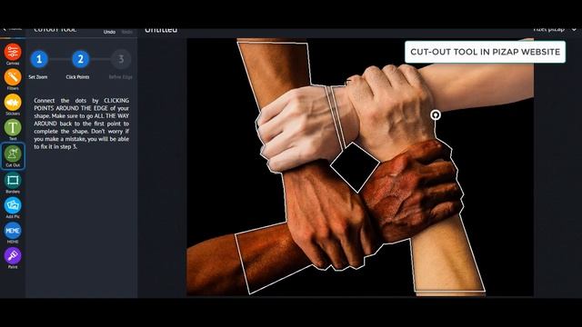 piZap's Quick Photo Editing Tutorial:Cut-out Tool in piZap website смотреть онлайн