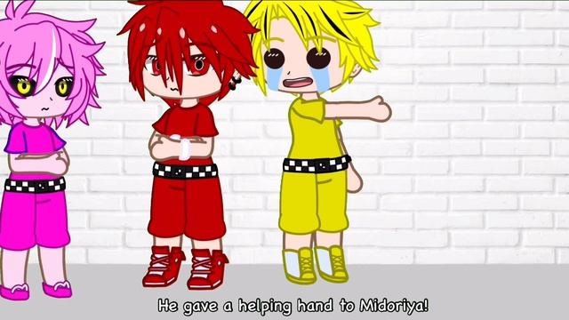 Bakugou gave a helping hand to MIDORIYA?! II MHA skit II *sparkle* смотреть онлайн