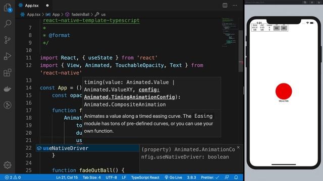 #10: Fade in/Fade out animations - React Native Animations смотреть онлайн