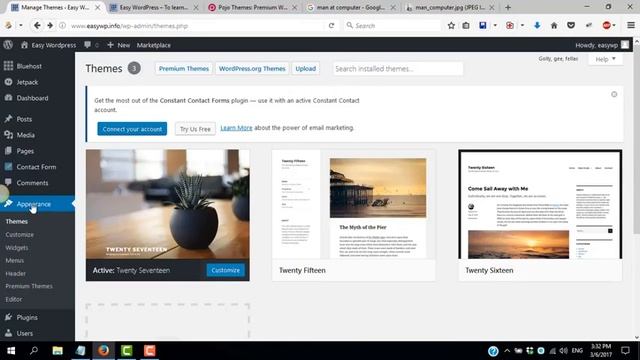 Easy Wordpress Course 5 - How To Add Install Wordpress Theme (Template) And Customize It смотреть онлайн