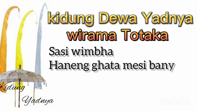 kidung Dewa Yadnya || Wirama Totaka || Sasi Wimba #kidungbali смотреть онлайн