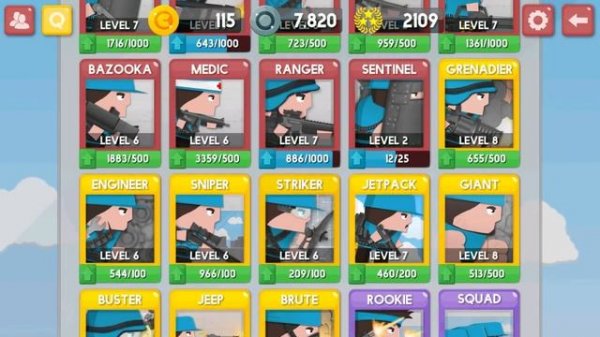 All Clones! 2D Games! Clone Armies Tactical Army Game