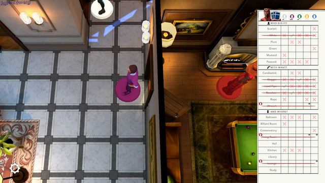 Clue Cluedo gameplay - GogetaSuperx смотреть онлайн