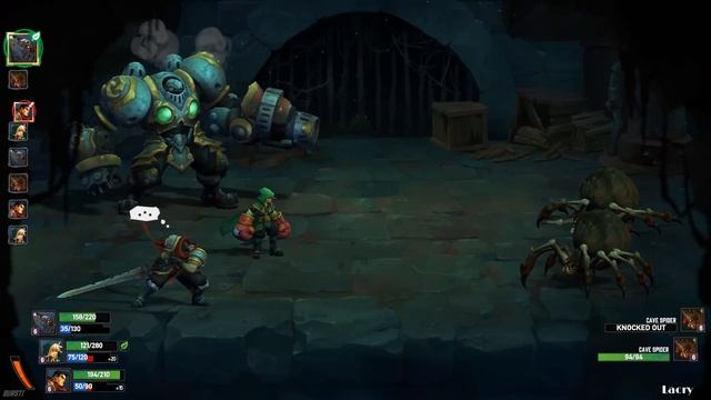 Battle Chasers: Nightwar Walkthrough Gameplay Part 3 - Harm's Way Sewers & Banog Cave (PC) смотреть онлайн