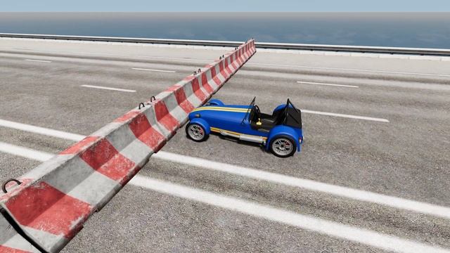 Mercedes S65 vs CONCRETE BARRIER! 200 Km/H CRASH TEST! - BeamNg Drive смотреть онлайн