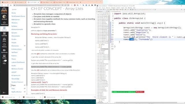 Java programming, ArrayList , dynamic Array смотреть онлайн